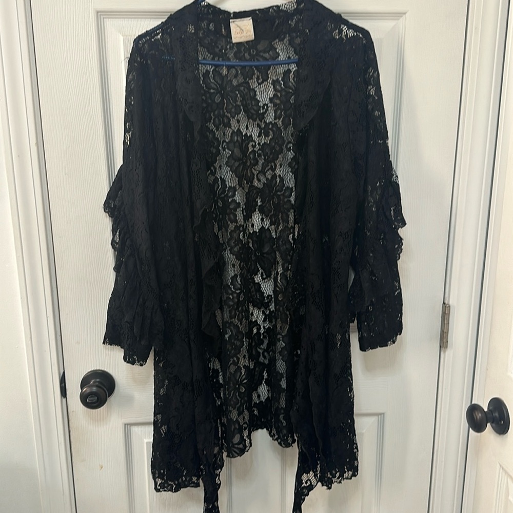 Zadie bs lace long sleeved vest